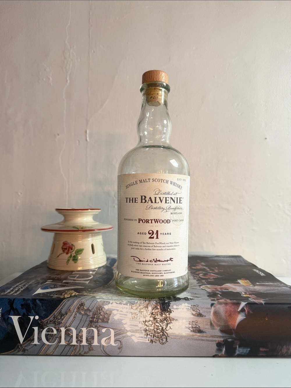 The Balvenie PortWood 21 Year Single Malt Scotch Whisky - EMPTY BOTTLE